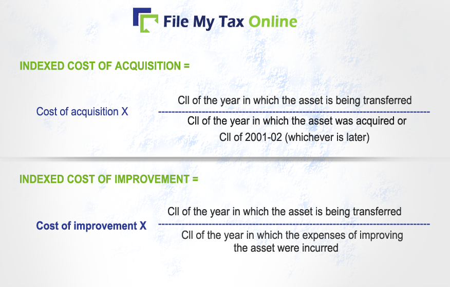 calculate the indexed costs